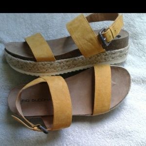 Womens Mustard color  sandals